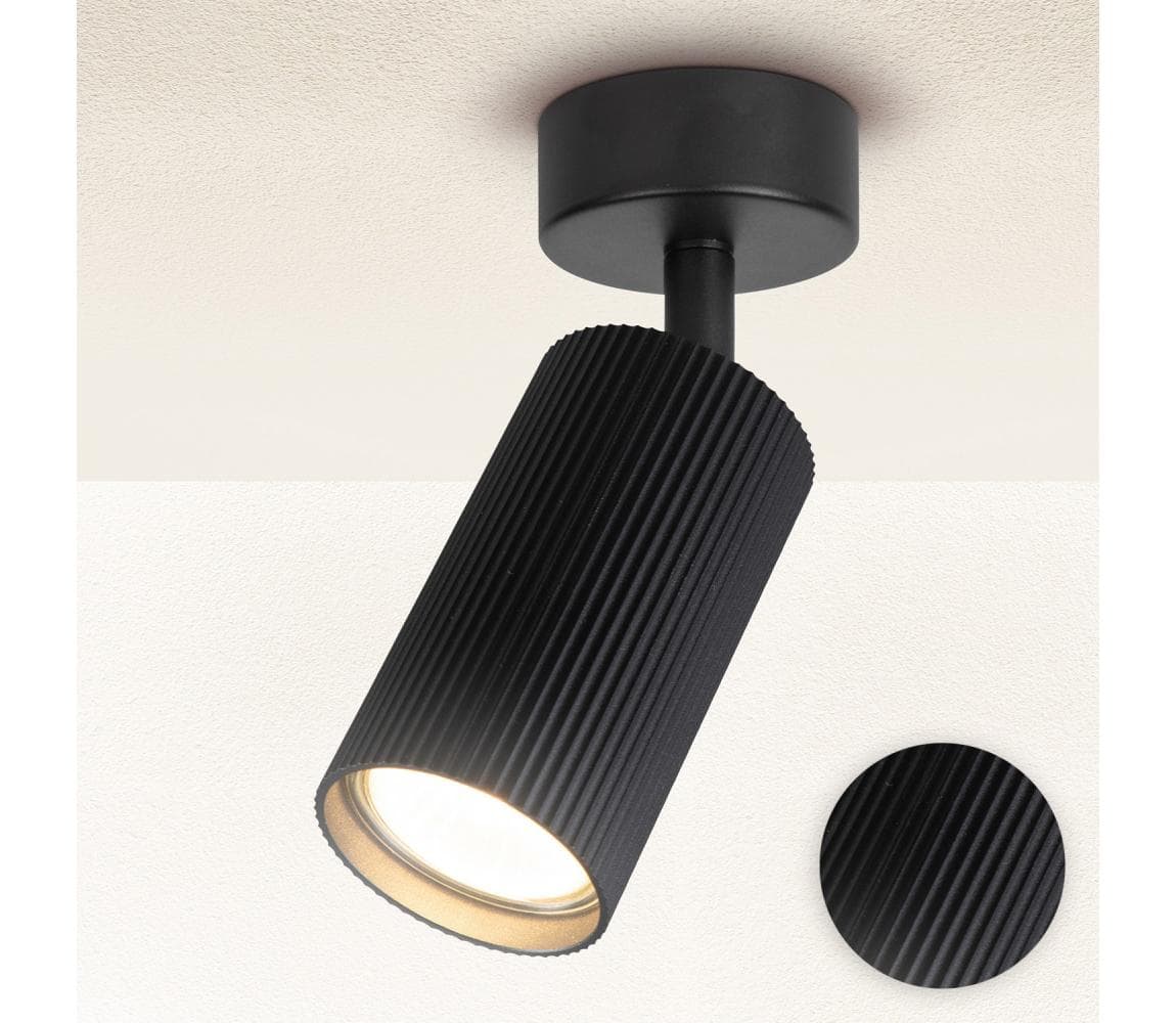 Brilagi - Bodové svietidlo SELE MODERN 1xGU10/30W/230V čierna WO-MOD1-BLK