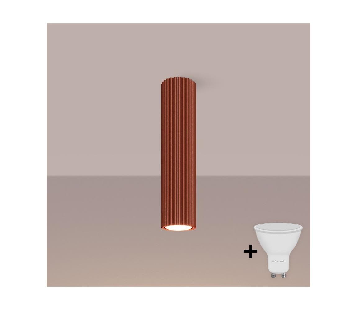 Brilagi - LED bodové svietidlo CRESTO 1xGU10/10W/230V 30 cm červené BR.1627