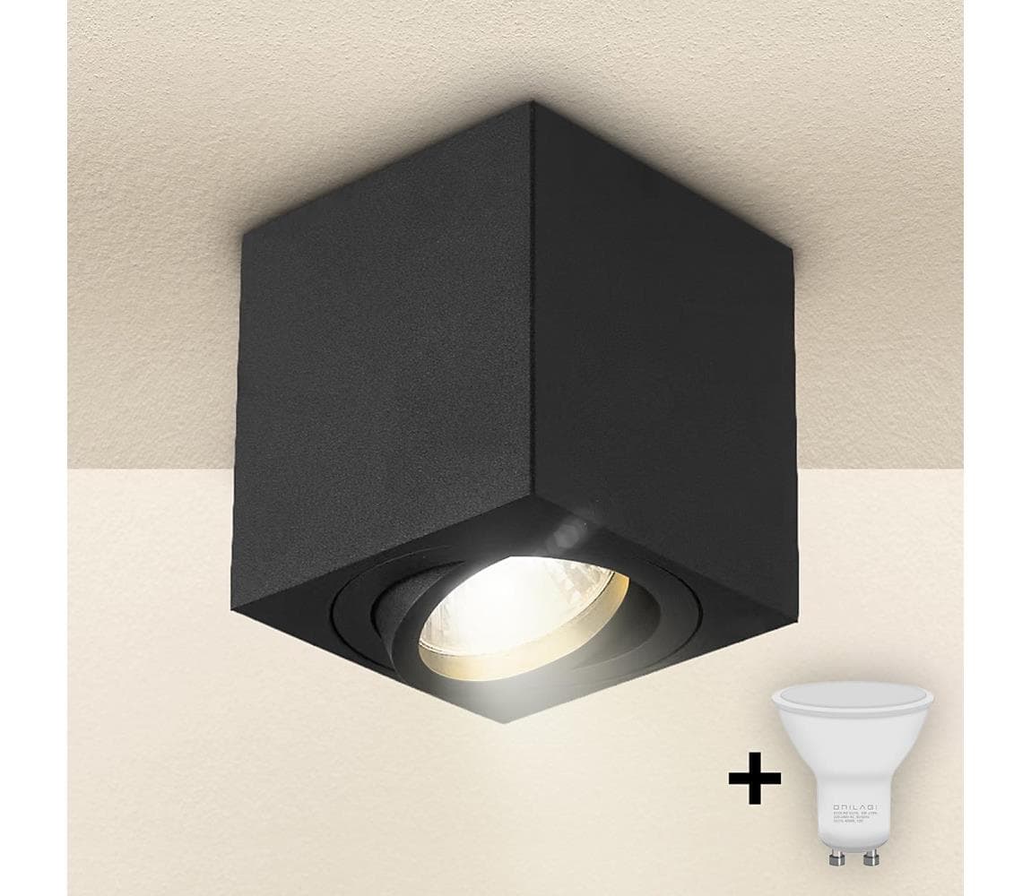 Brilagi - LED Bodové svietidlo MIA 1xGU10/30W/230V 84x80 mm čierna WD302-B-OEM