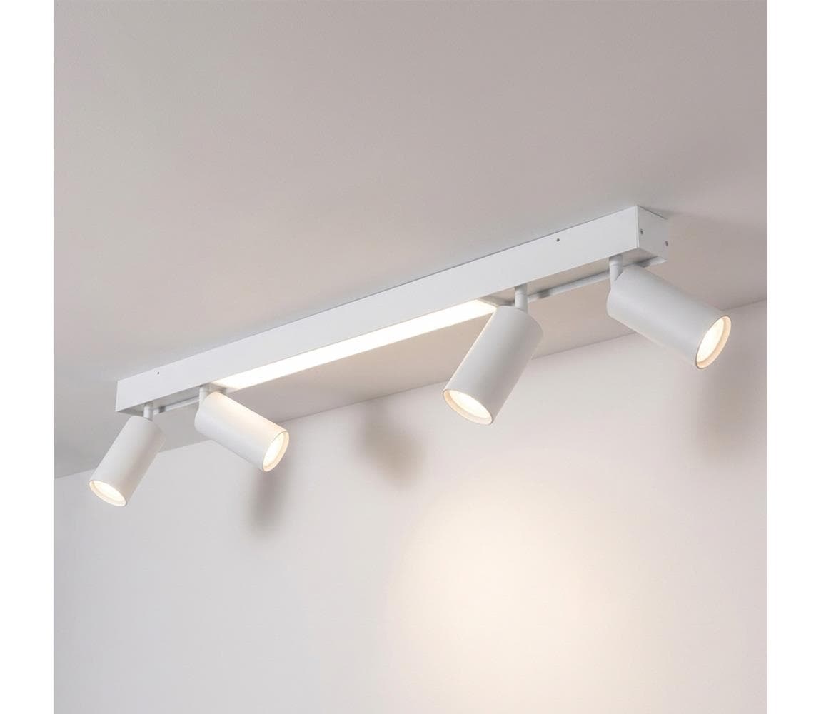 Brilagi - LED bodové svietidlo SELE 4xGU10/30W/230V + LED/20W biela WO-LEDSELE90-01-OEM