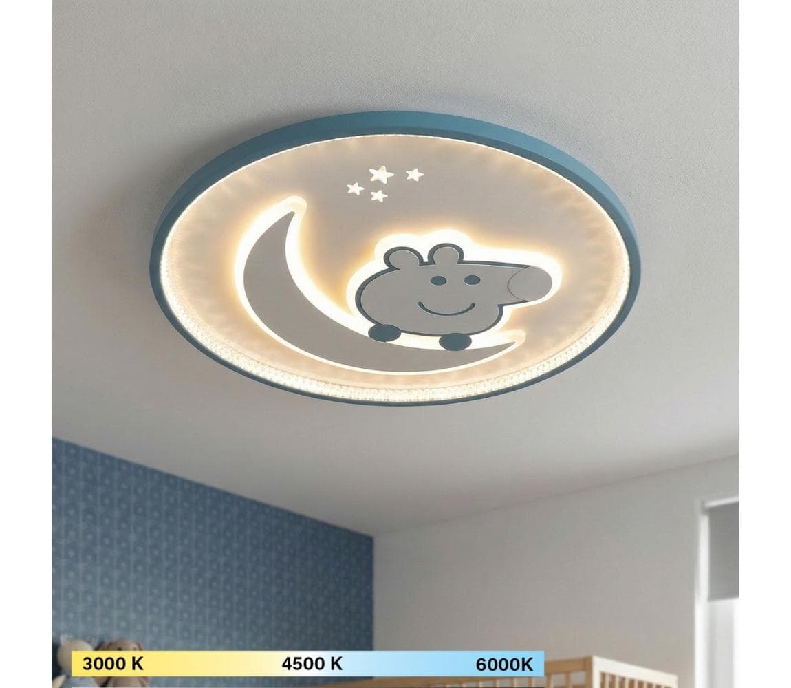 Brilagi - LED Detské stropné svietidlo PIGGY LED/70W/230V 3000/4500/6000K BR1886/2