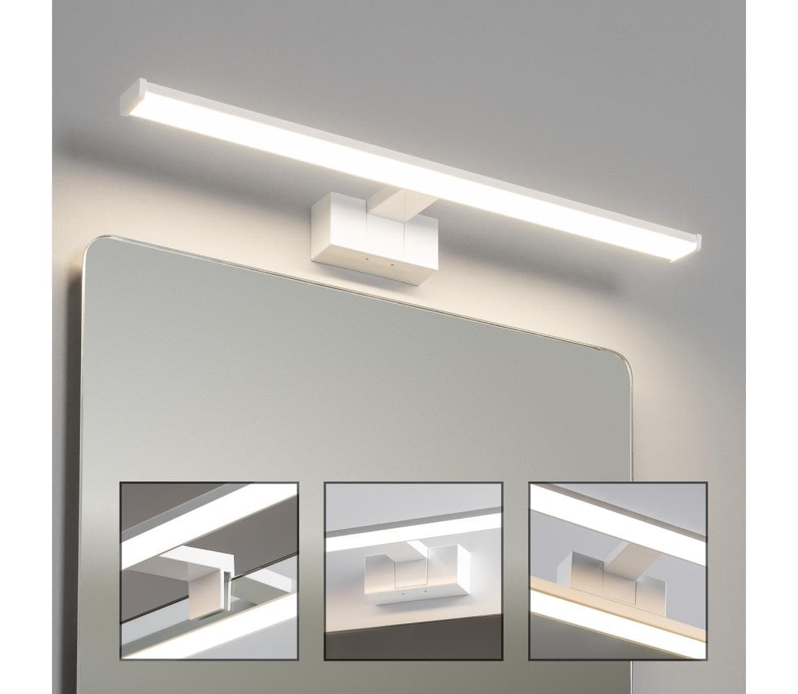 Brilagi - LED kúpeľňové osvetlenie na zrkadlo VESTRA LED/12W/230V 60 cm IP44 biela FG-M1-C02-600-WHT