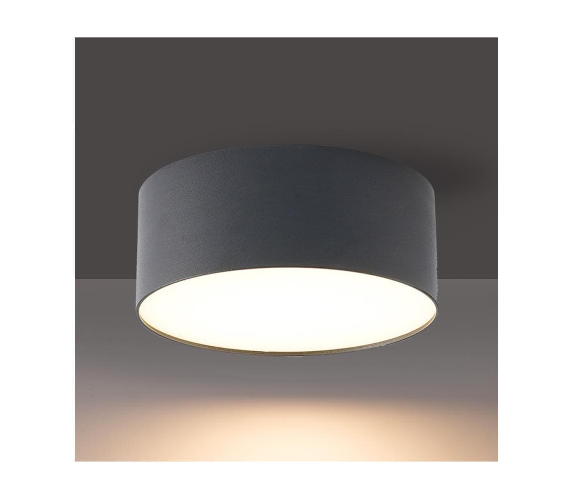 Brilagi - LED kúpeľňové stropné svietidlo FORIS LED/20W/230V pr. 15 cm antracit IP44 BRI617