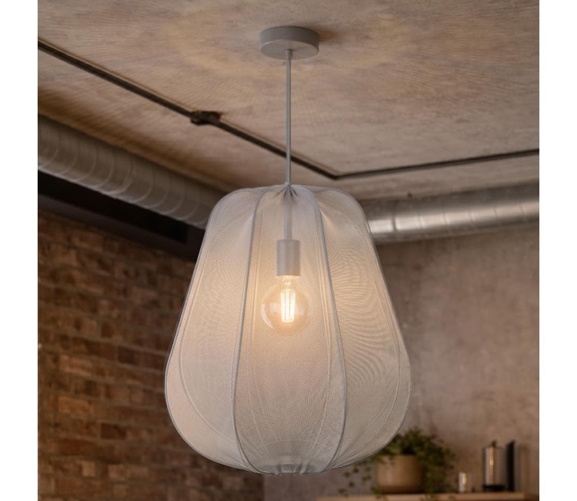 Brilagi - LED luster na lanku ARVEN 1xE27/8W/230V priemer 37 cm sivá 8590828052678