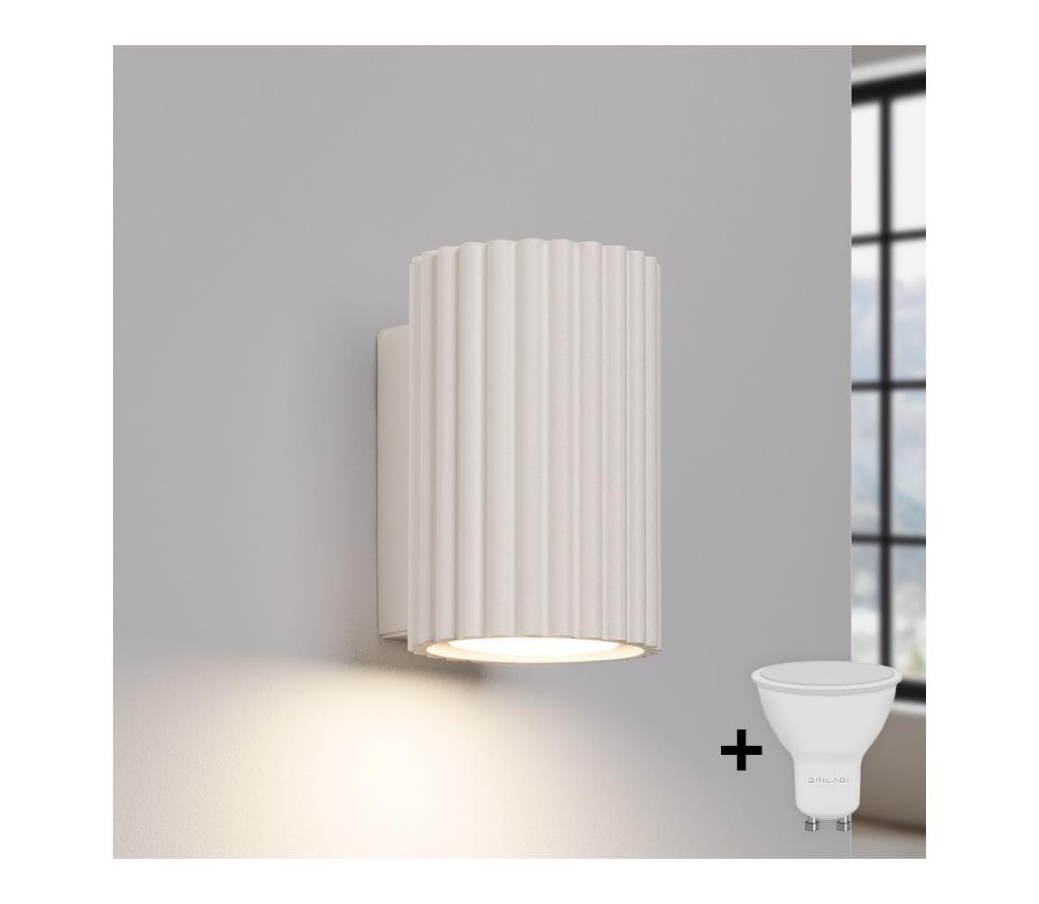 Brilagi - LED nástenné svietidlo CRESTO 1xGU10/10W/230V 10 cm krémové BR.1652