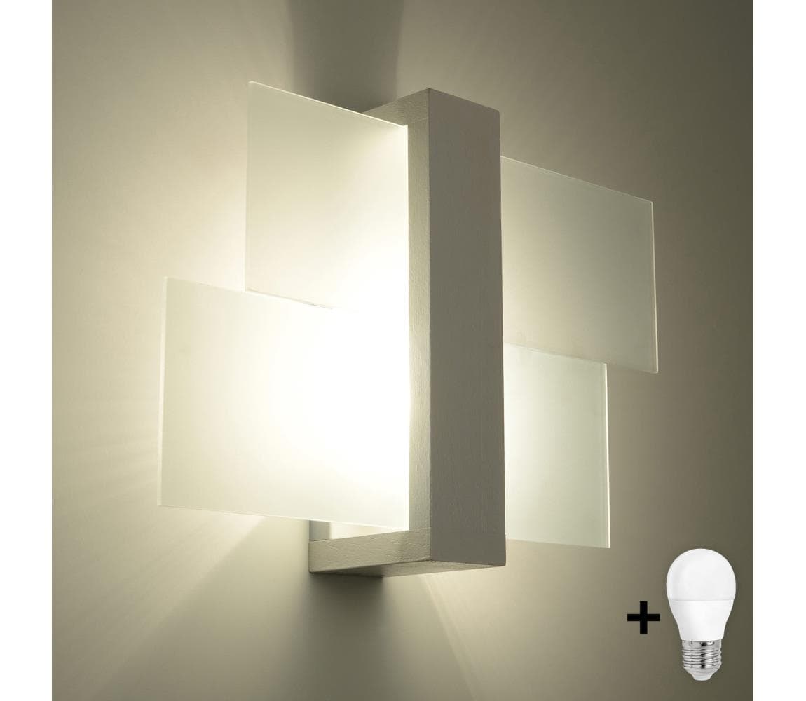 Brilagi - LED Nástenné svietidlo HERA 1xE27/7,5W/230V biela BR.0079