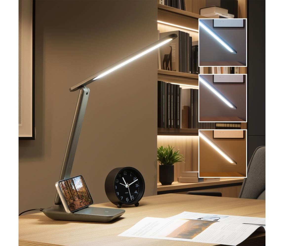Brilagi -LED Stmievateľná stolová lampa MODO LED/7W/230V 3000/4000/6500K antracit 004978