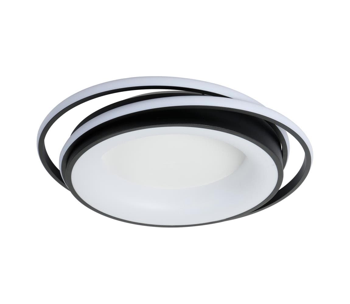 Brilagi - LED stmievateľné stropné svietidlo FLARE LED/84W/230V 47x51 cm čierna + DO BRMXC2981