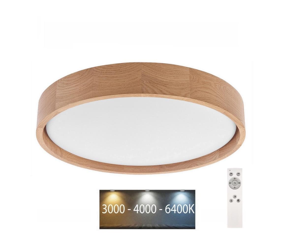 Brilagi - LED Stmievateľné stropné svietidlo MANAROLA LED/24W/230V dub + DO