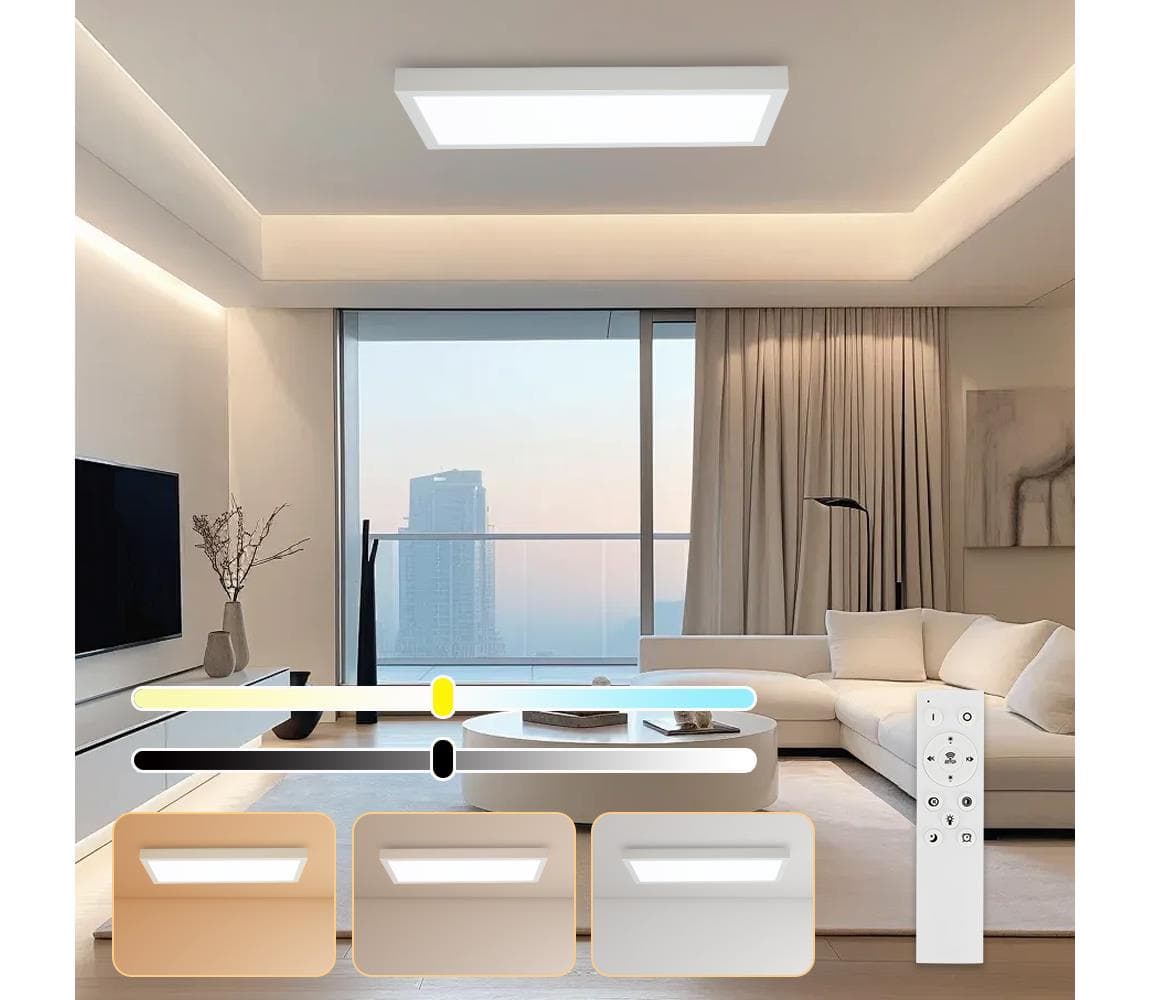 Brilagi - LED stmievateľné svietidlo FRAME SMART LED/30W/230V biela IP44 + DO BRI097