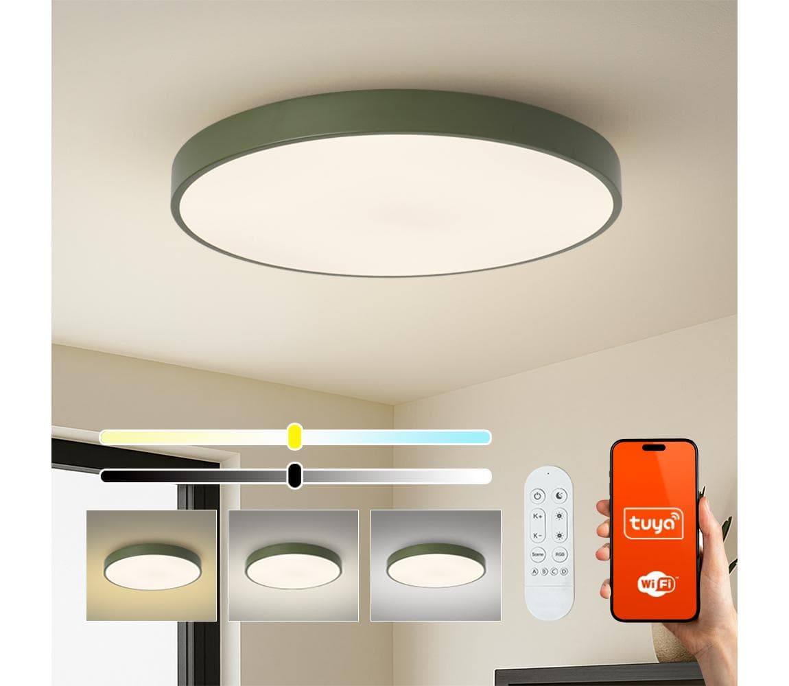 Brilagi-LED stmievateľné svietidlo POOL SMART LED/100W/230V 80 cm Wi-Fi Tuya+DO zelené BRI710