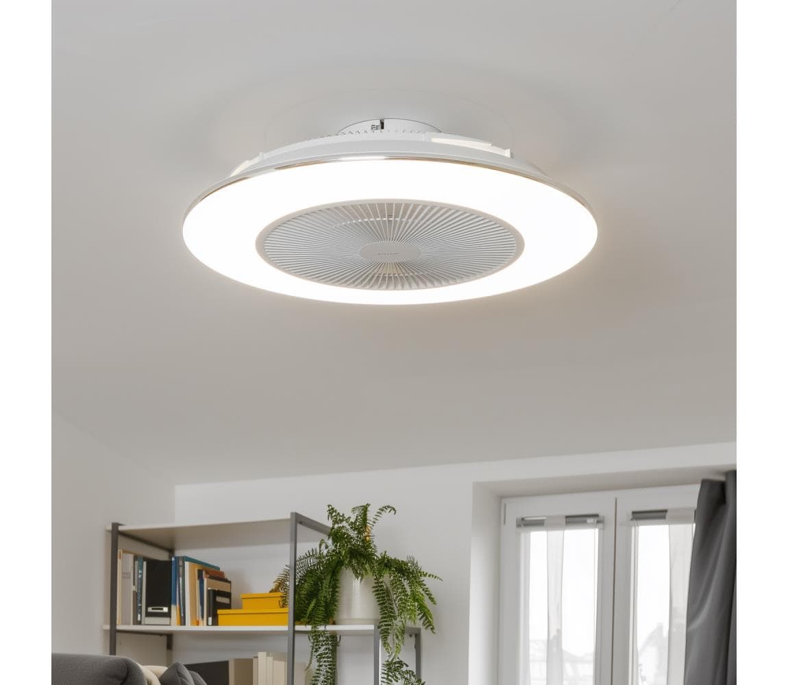 Brilagi - LED Stmievateľné svietidlo s látorom AURA LED/38W/230V biela + DO BG78515