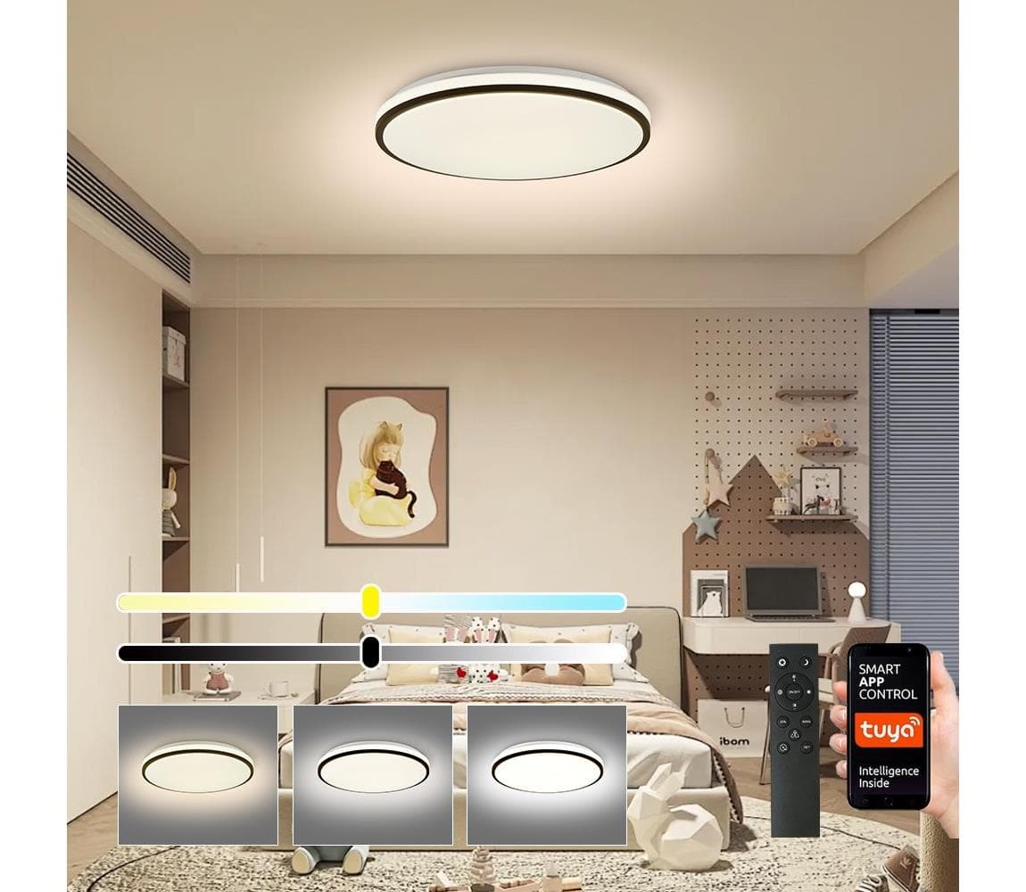 Brilagi - LED Stmievateľné svietidlo SMART LED/36W/230V pr. 45 cm Wi-Fi Tuya + DO BRI061