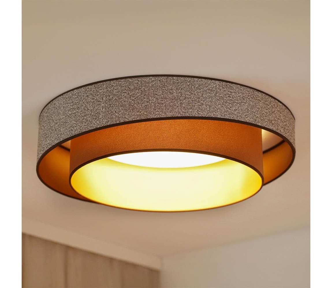 Brilagi - LED Stmievateľné svietidlo VEGAS SHINE LED/24W/230V pr. 60 cm hnedá + DO 608244