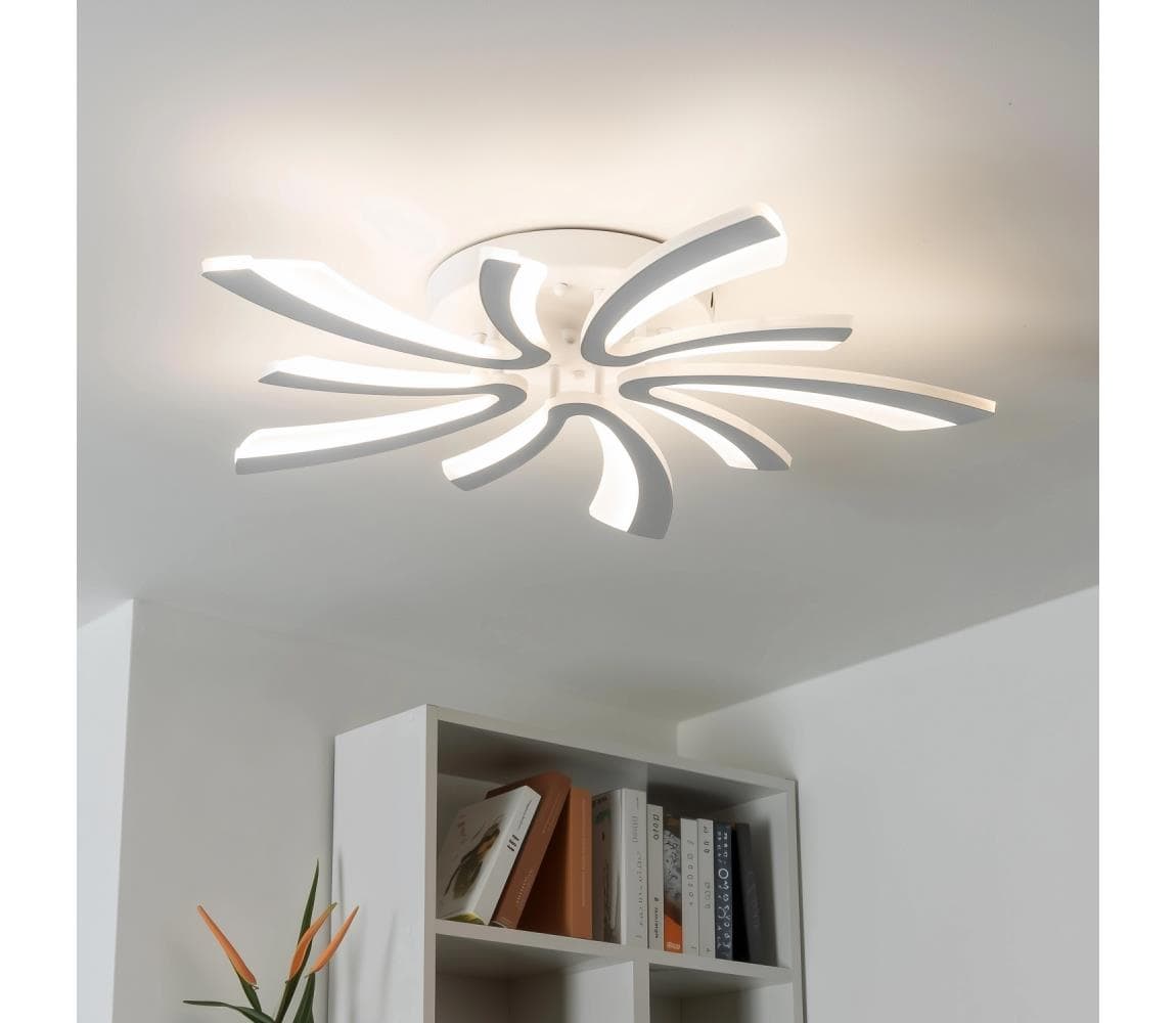 Brilagi - LED Stmievateľný prisadený luster TWIST LED/55W/230V 3000-6500K biela + DO BG-J3313/W