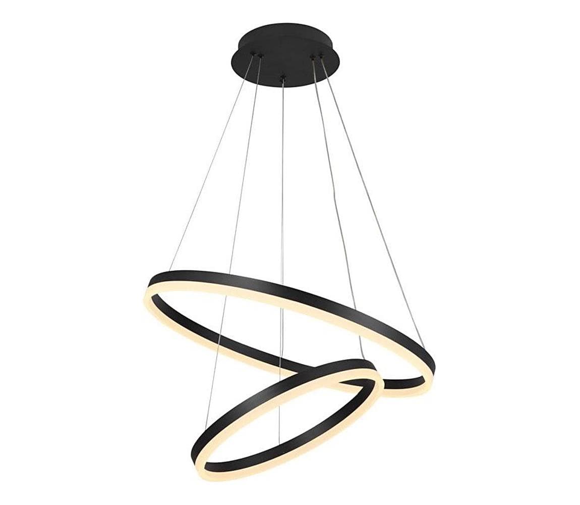 Brilagi - LED stmievateľný závesný luster na lanku CIRCLE LED/70W/230V 3000-6500K čierny+DO BG-J4310/B