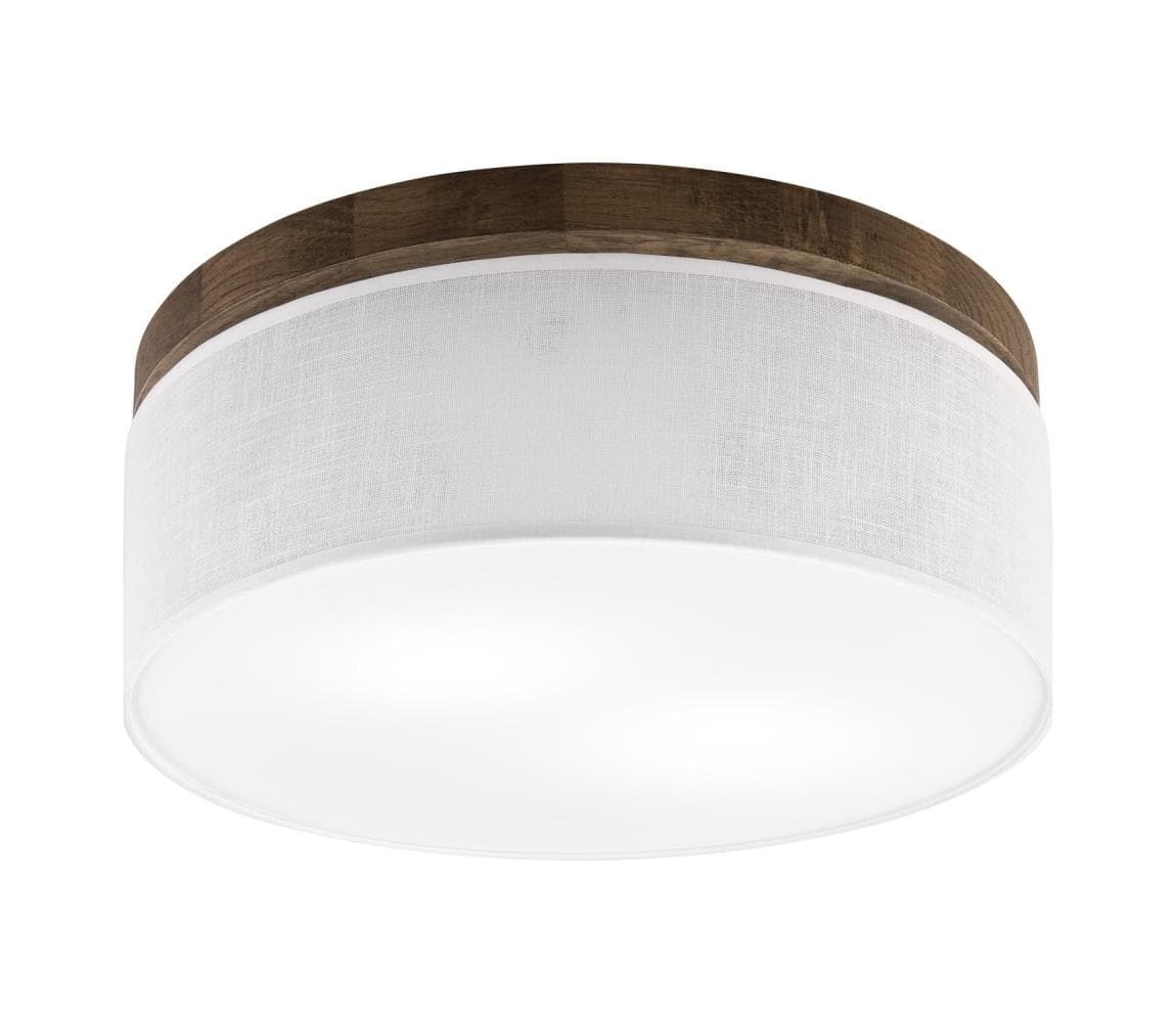 Brilagi - LED stropné svietidlo BELLADONNA 2xE27/15W/230V pr. 40 cm biela/dub or 8590828609926