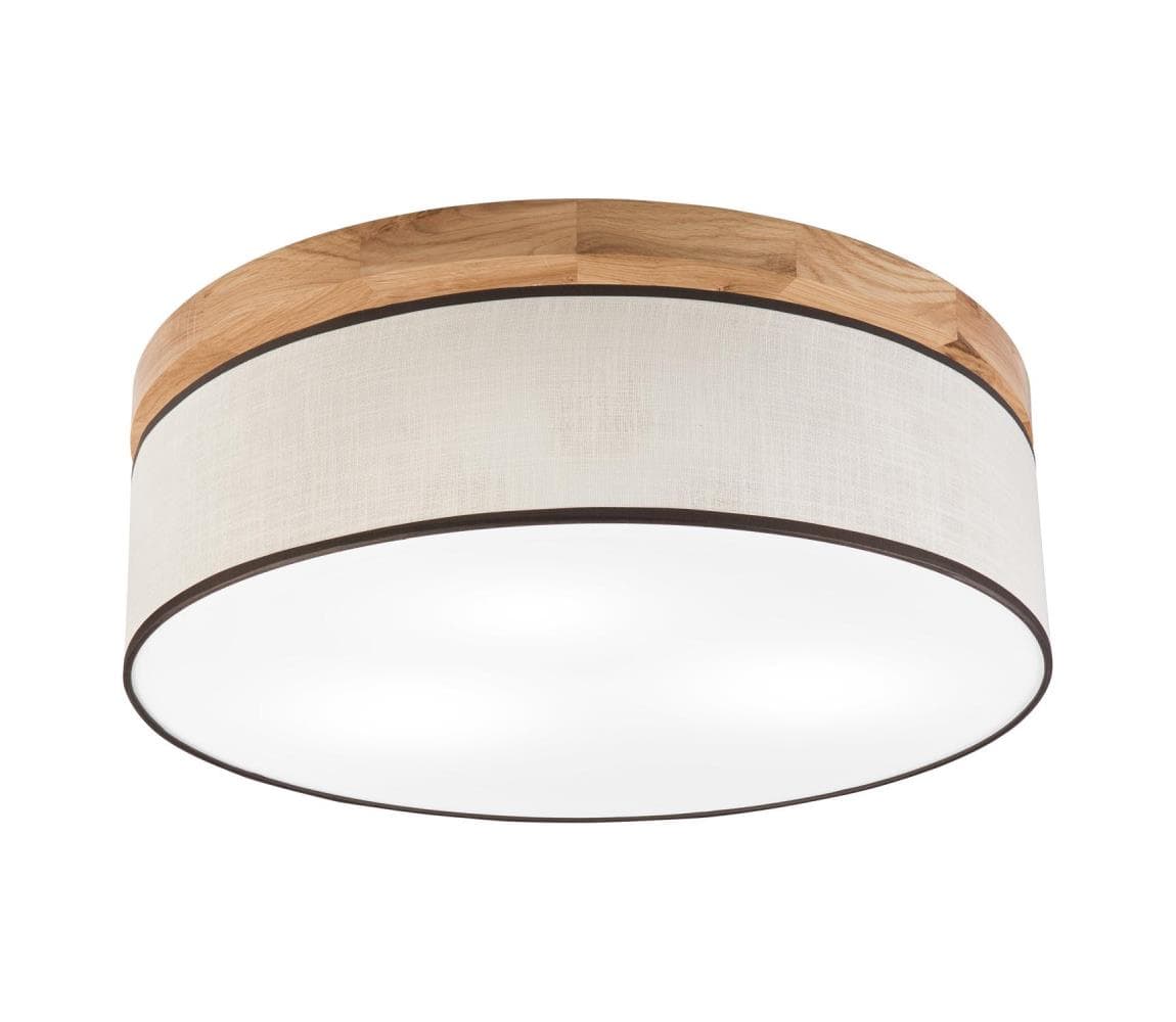 Brilagi - LED Stropné svietidlo BELLADONNA 3xE27/15W/230V pr. 50 cm krémová/dub 8590828609872