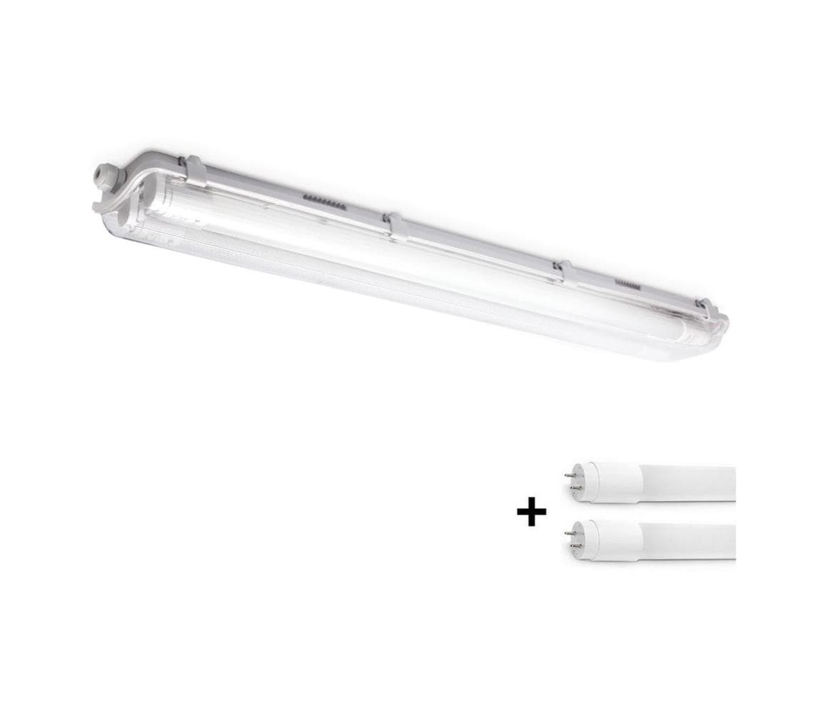 Brilagi -LED Tech. žiarivkové svietidlo OPTIMA T8 2xG13/9W/230V 4000K IP65 67,5 cm 004076