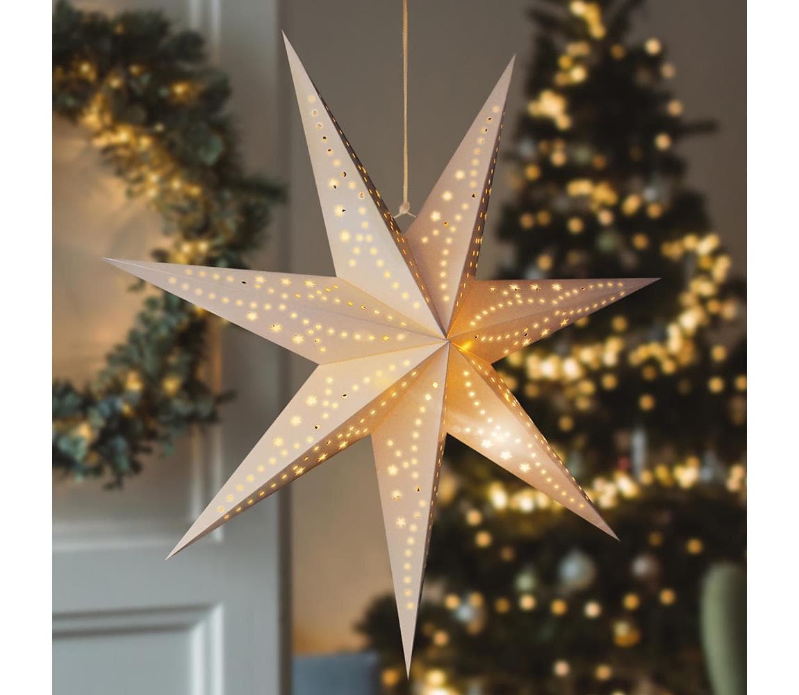 Brilagi - LED vianočná dekorácia LED/2xAA 60 cm hviezda teplá biela 1V255-OEM1
