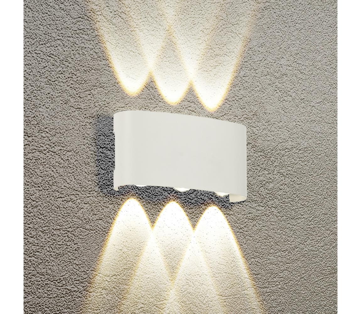 Brilagi - LED vonkajšie nástenné svietidlo FLAREBOX LED/6W/230V biele IP65 BRI254