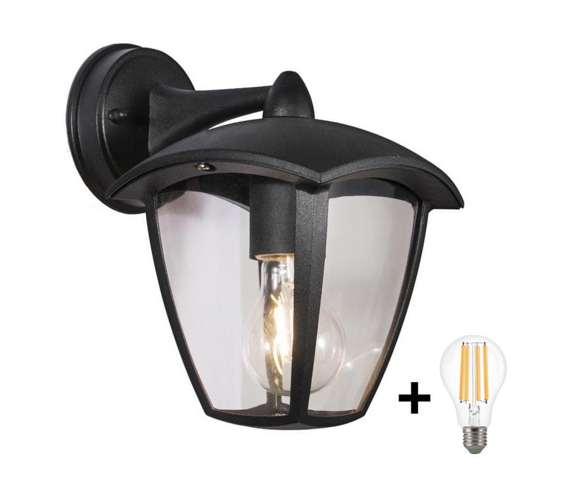Brilagi - LED Vonkajšie nástenné svietidlo LUNA 1xE27/60W/230V IP44 GD-LUNAWD-00