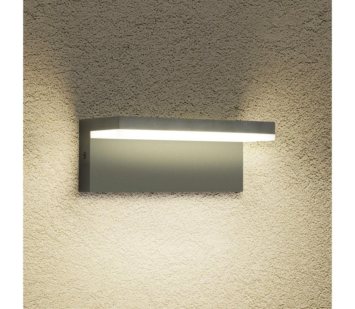Brilagi - LED vonkajšie nástenné svietidlo TESSI LED/10W/230V antracit IP54 BRI368