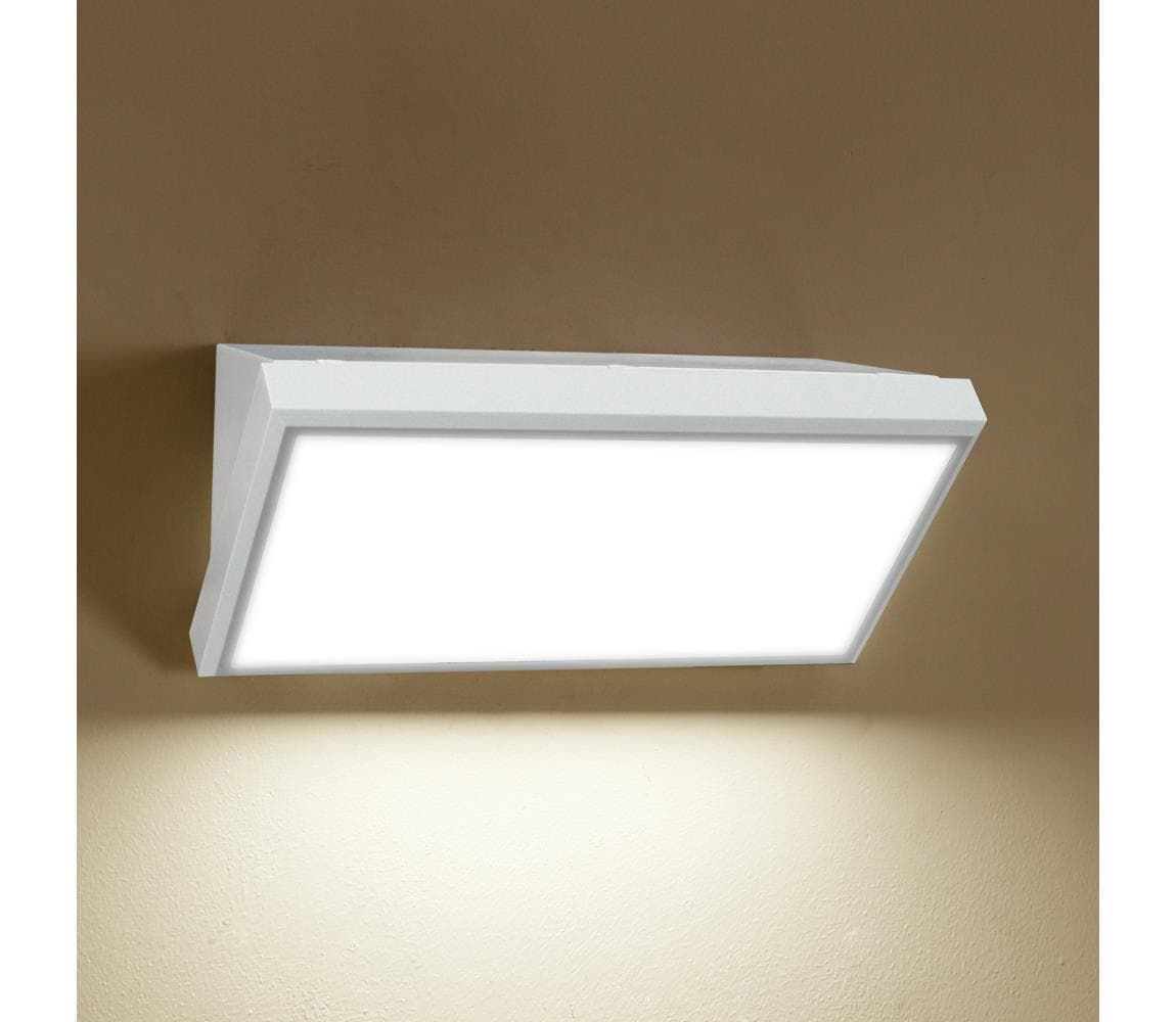 Brilagi - LED Vonkajšie nástenné svietidlo TRIANGLE LED/20W/230V biela IP65 BRI196