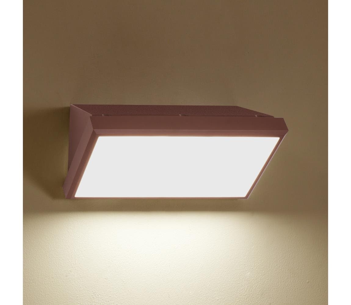 Brilagi - LED vonkajšie nástenné svietidlo TRIANGLE LED/20W/230V hnedá IP65 BRI549