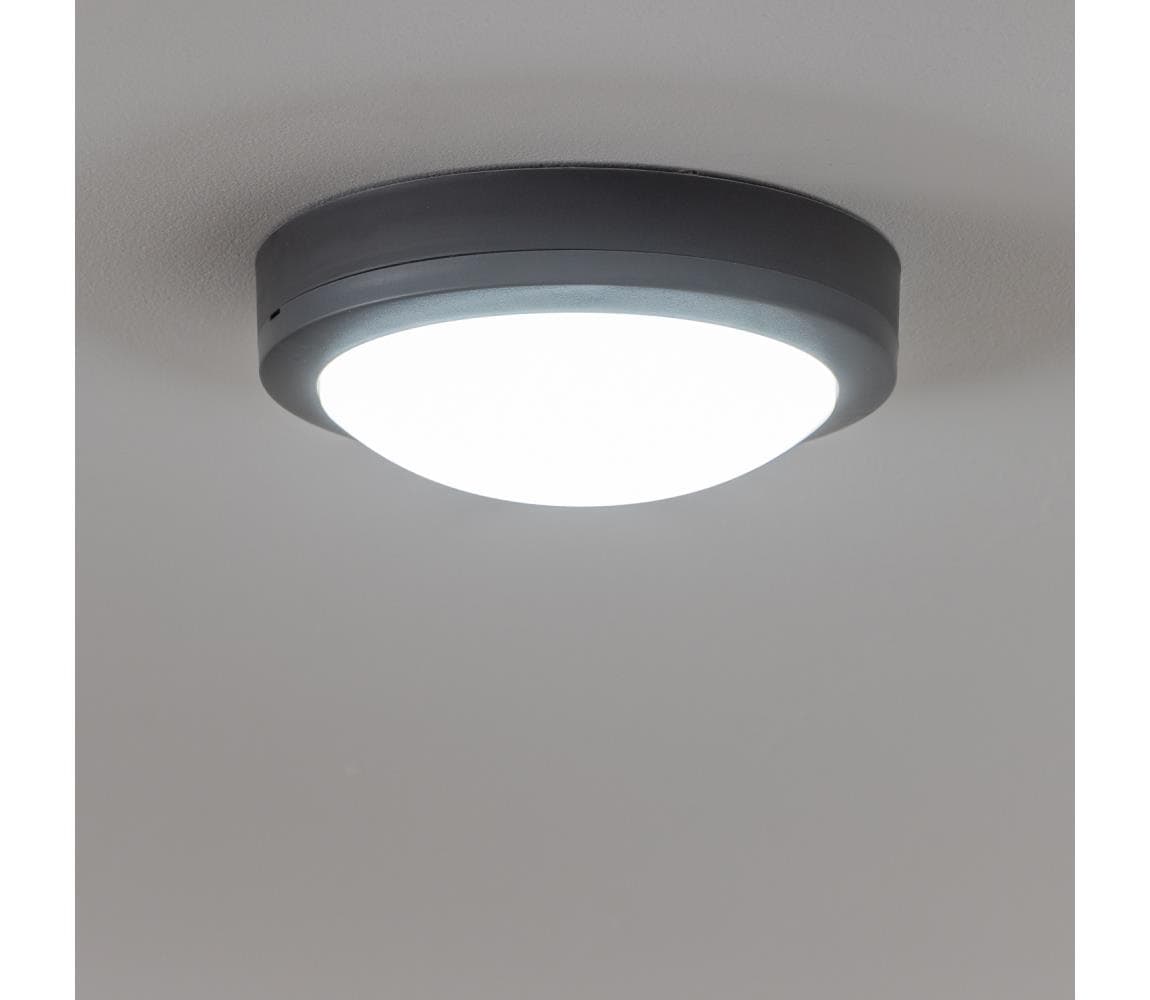 Brilagi - LED Vonkajšie stropné svietidlo LED/13W/230V pr. 17 cm IP54 antracit WO746-OEM1