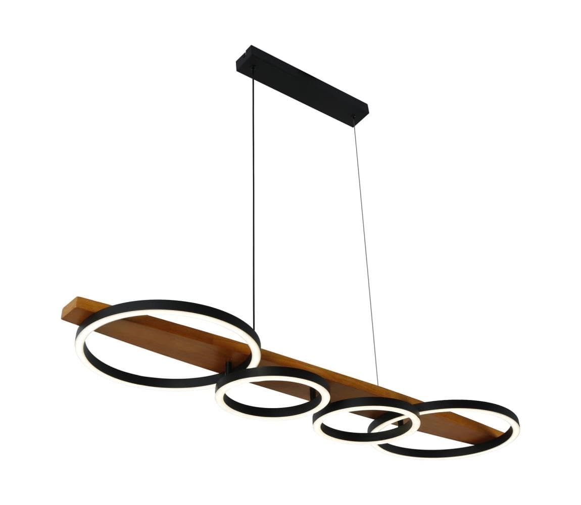 Brilagi - LED závesný luster na lanku PLANK LED/35W/230V 4000K 30x100 cm, drevený BRJF0034P-4