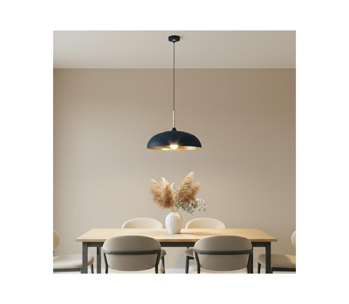 Brilagi - Luster na lanku ABRAHAM 1xE27/60W/230V pr. 45 cm modrá BG72385