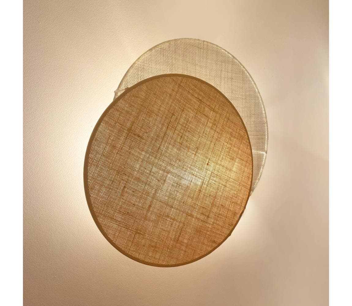 Brilagi - Nástenné svietidlo CIRCLES 1xE27/15W/230V 35x32 cm béžová/krémová 609777