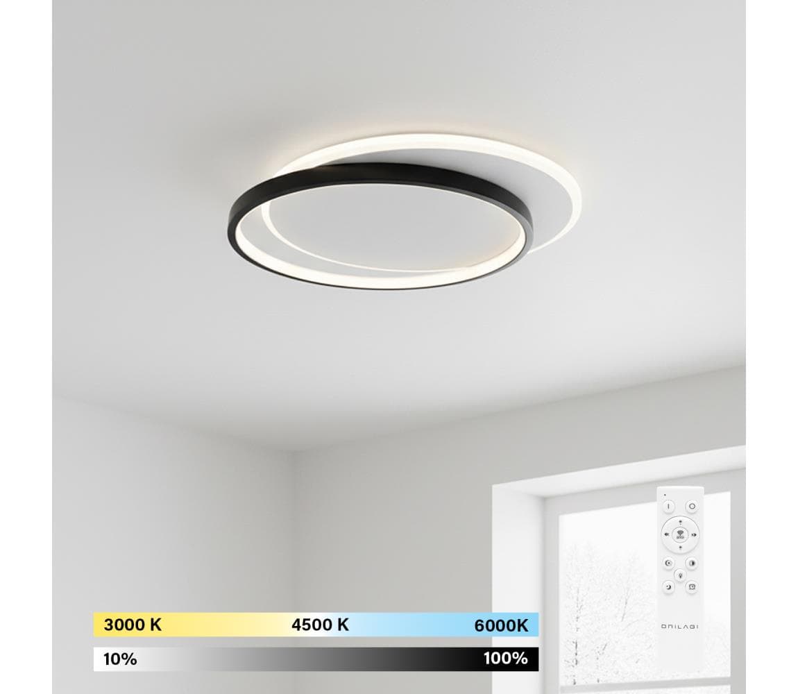 Brilagi - stmievateľné LED stropné svietidlo FLARE LED/48W/230V 3000-6000K + diaľkový ovládač BR20112/450-48W