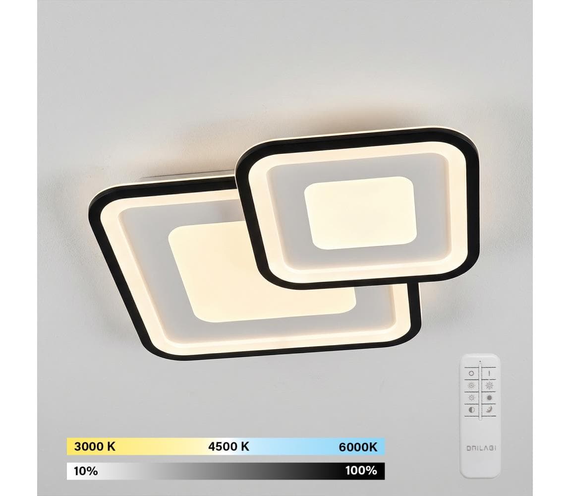 Brilagi - Stmievateľné stropné svietidlo TANDORA LED/49W/230V 3000-6000K + diaľkové ovládanie BRXL35030-49W/CR