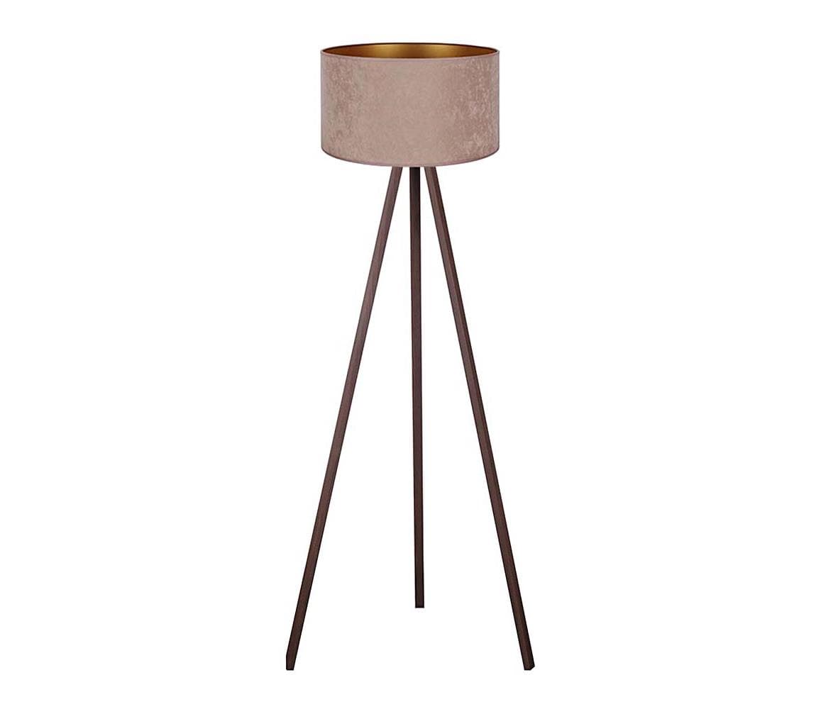 Brilagi - Stojacia lampa VELVET 1xE27/60W/230V hnedá/béžová AS0464+DU82573