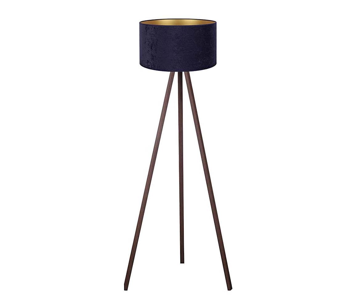 Brilagi - Stojacia lampa VELVET 1xE27/60W/230V hnedá/modrá AS0464+DU82467