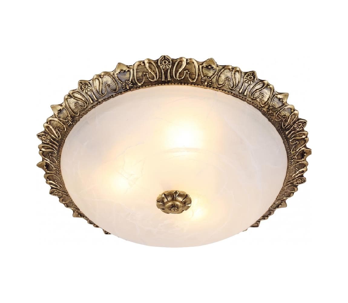 Brilagi - Stropné svietidlo FRESCO 2xE27/40W/230V priemer 30 cm mosadzné BRSX6092/2C/M