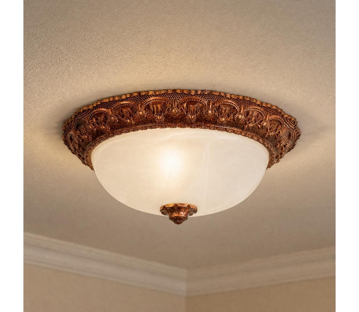 Brilagi - Stropné svietidlo FRESCO 2xE27/40W/230V priemer 30 cm zlaté BRSX6096/2C/M