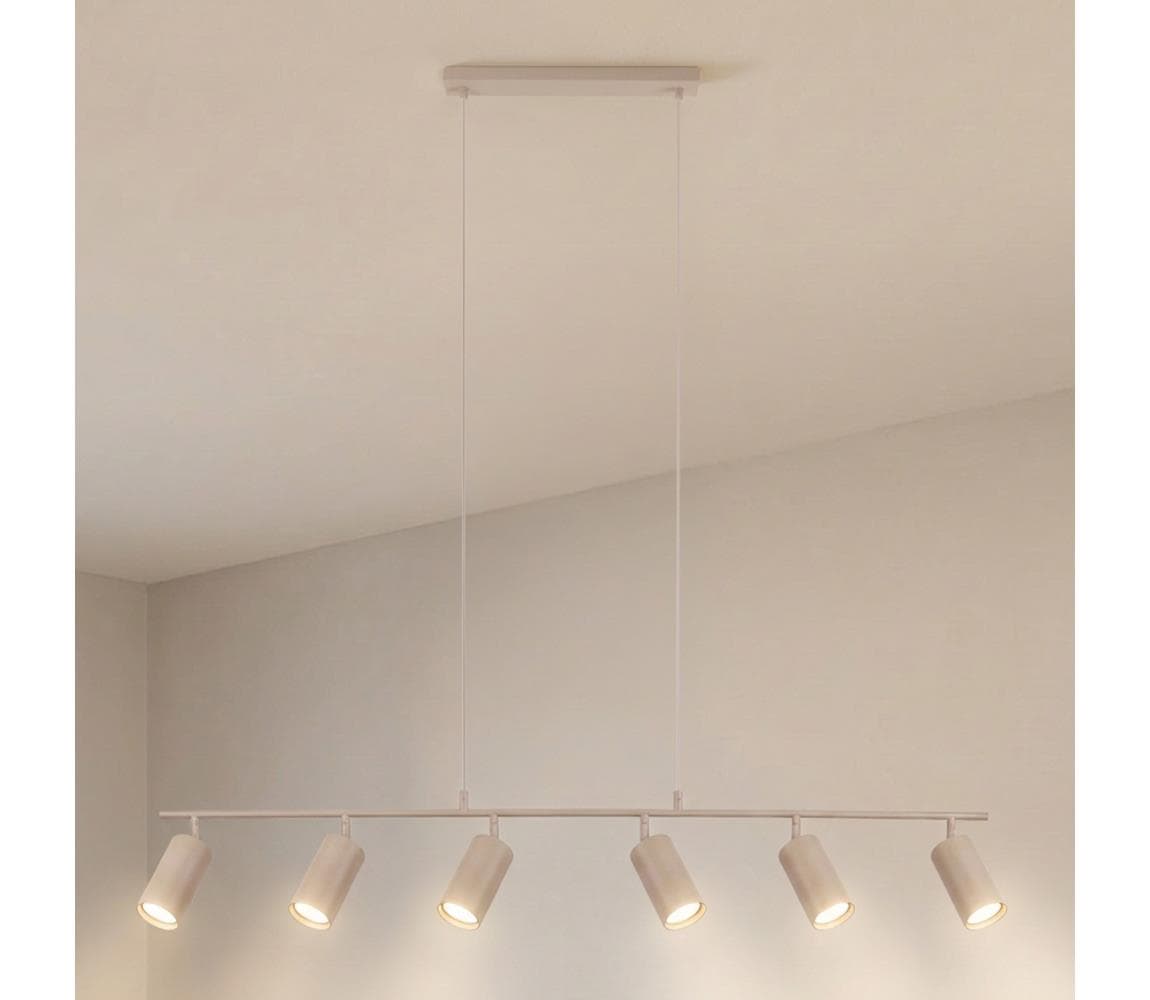 Brilagi - Závesné svietidlo na lane SELE 6xGU10/30W/230V béžové WO-NPL-08-BEI-OEM