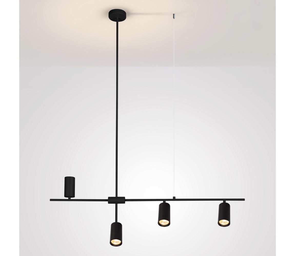 Brilagi - Závesný luster CRANE 4xGU10/30W/230V čierny WO-CRANE-04-BLK-OEM