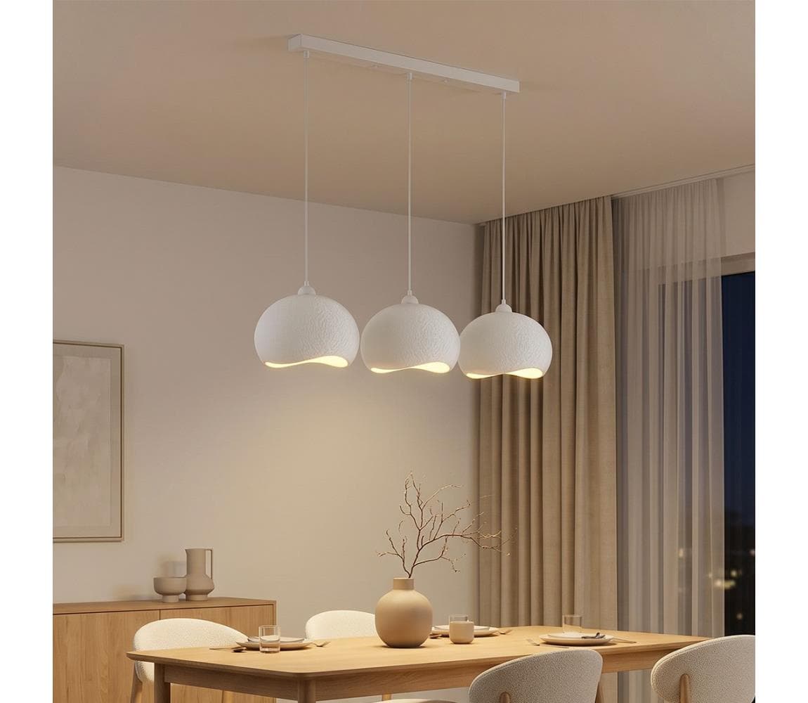 Brilagi - Závesný luster na lanku WABI SABI 3xE27/40W/230V biela 118OPV2624
