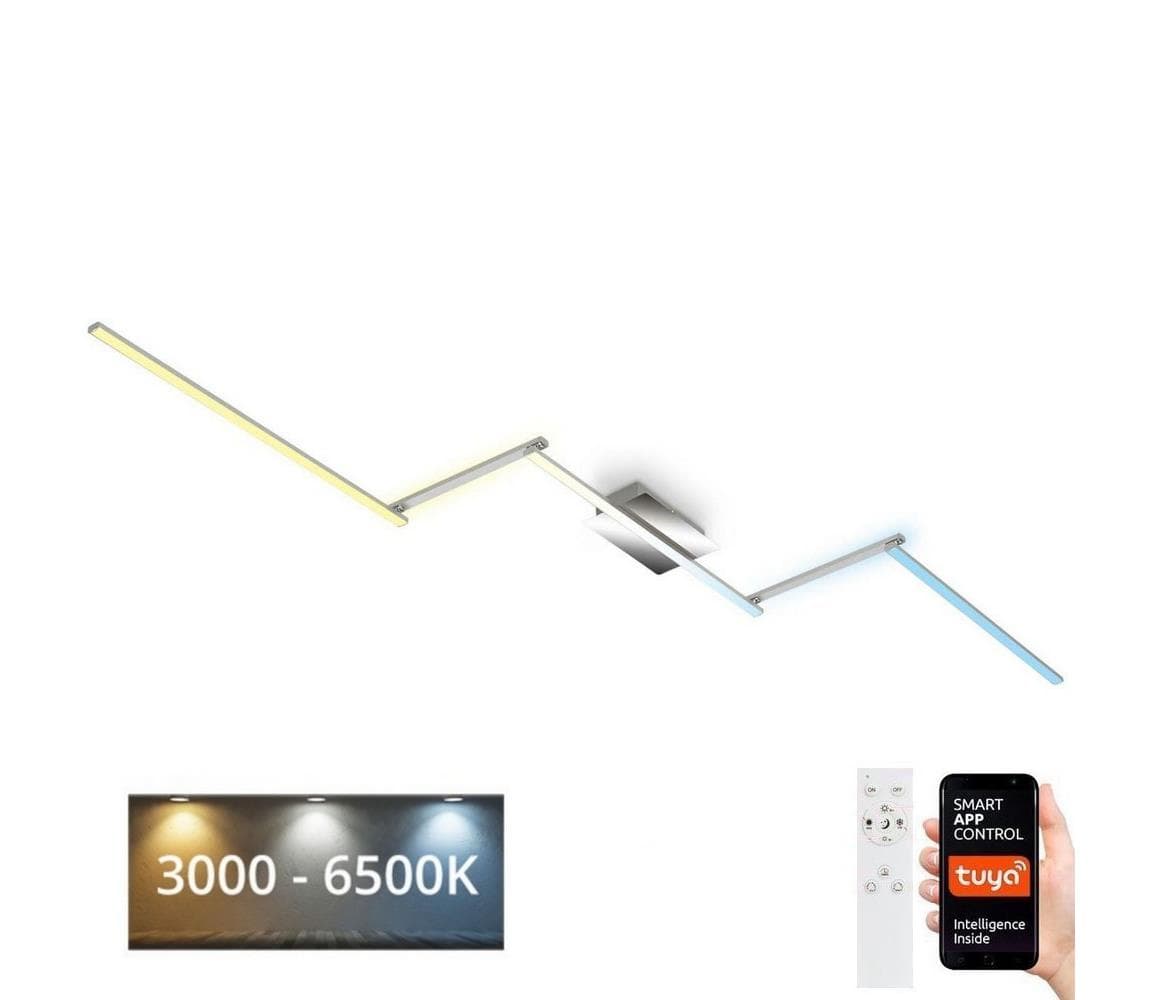 Brilo 3737-018-LED Stmievateľné stropné svietidlo SMART LED/24W/230V Wi-Fi Tuya+DO 3737-018