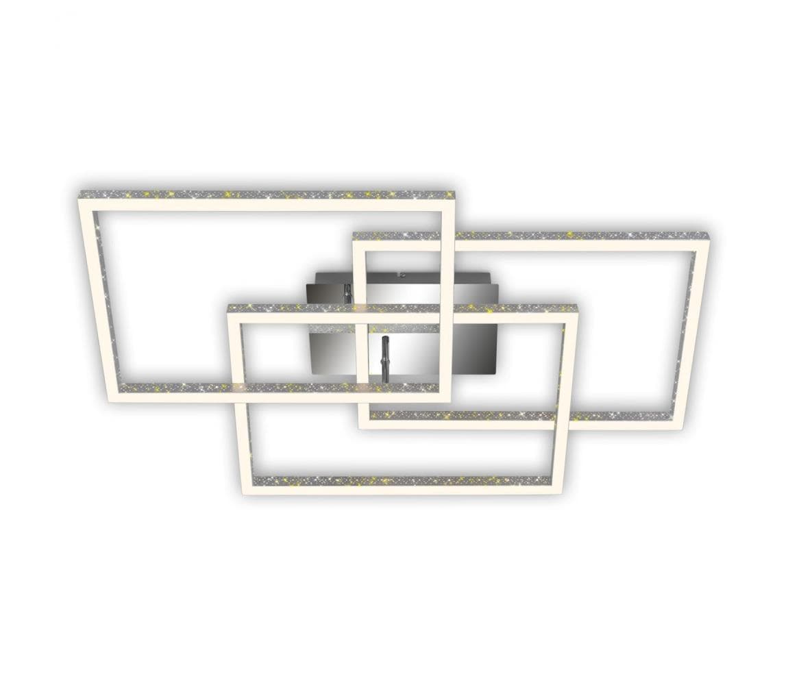 Brilo - LED Stmievateľné stropné svietidlo FRAME LED/57W/230V 3000K matný chróm 3752-019