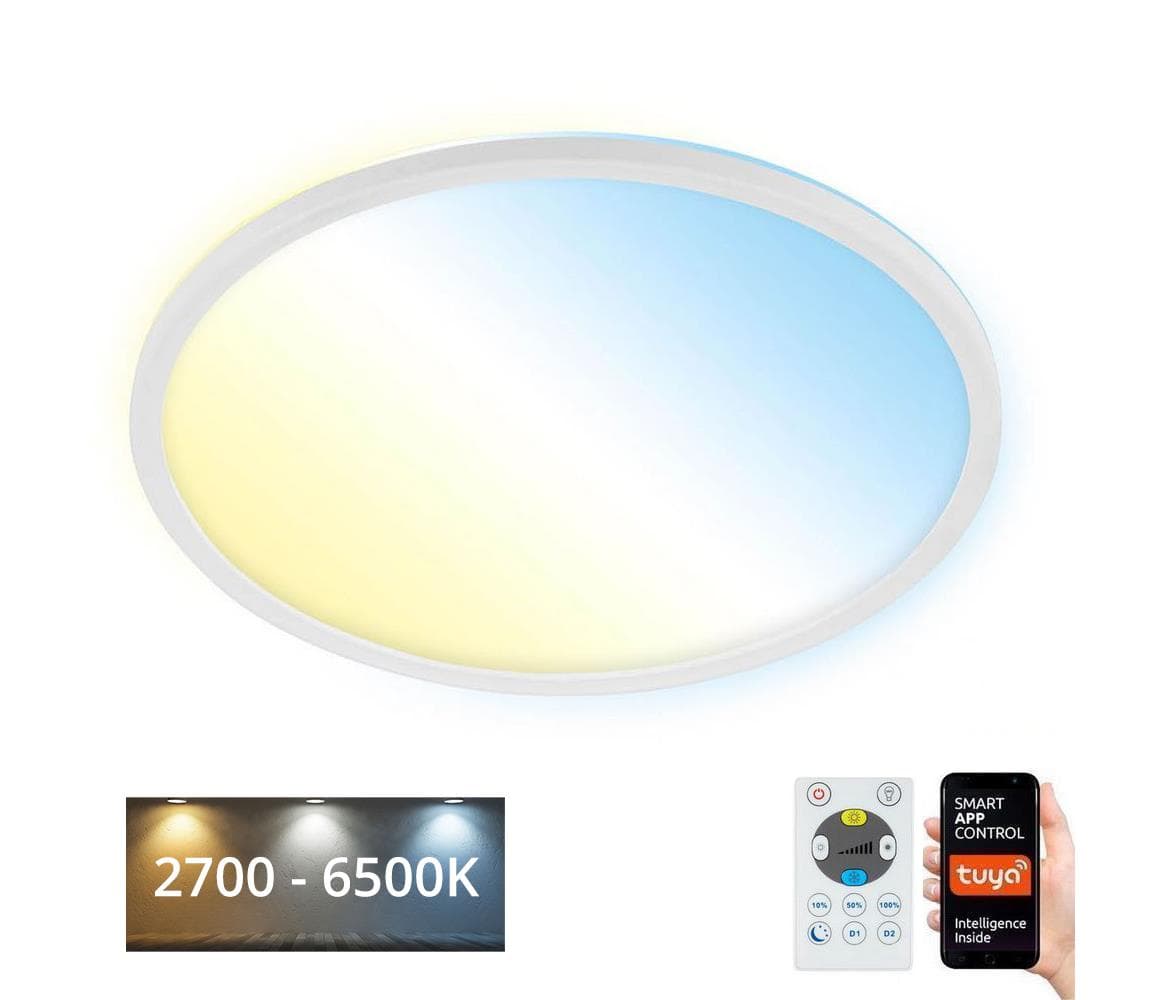 Brilo - LED Stmievateľné stropné svietidlo SLIM LED/22W/230V Wi-Fi Tuya + DO 7059-016