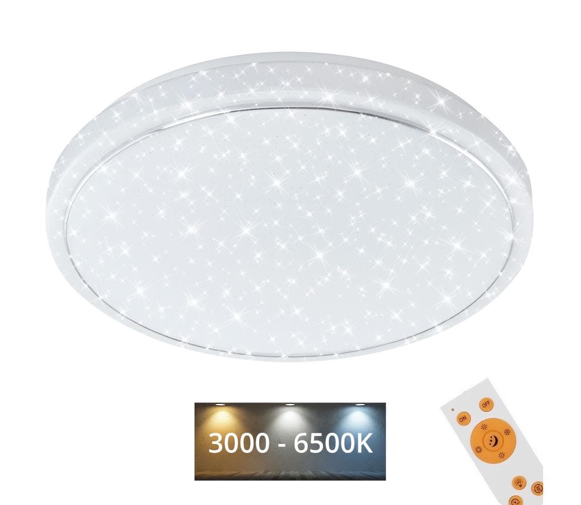Brilo - LED Stmievateľné stropné svietidlo STARRY SKY LED/18W/230V 3000-6500K + DO 3334-016