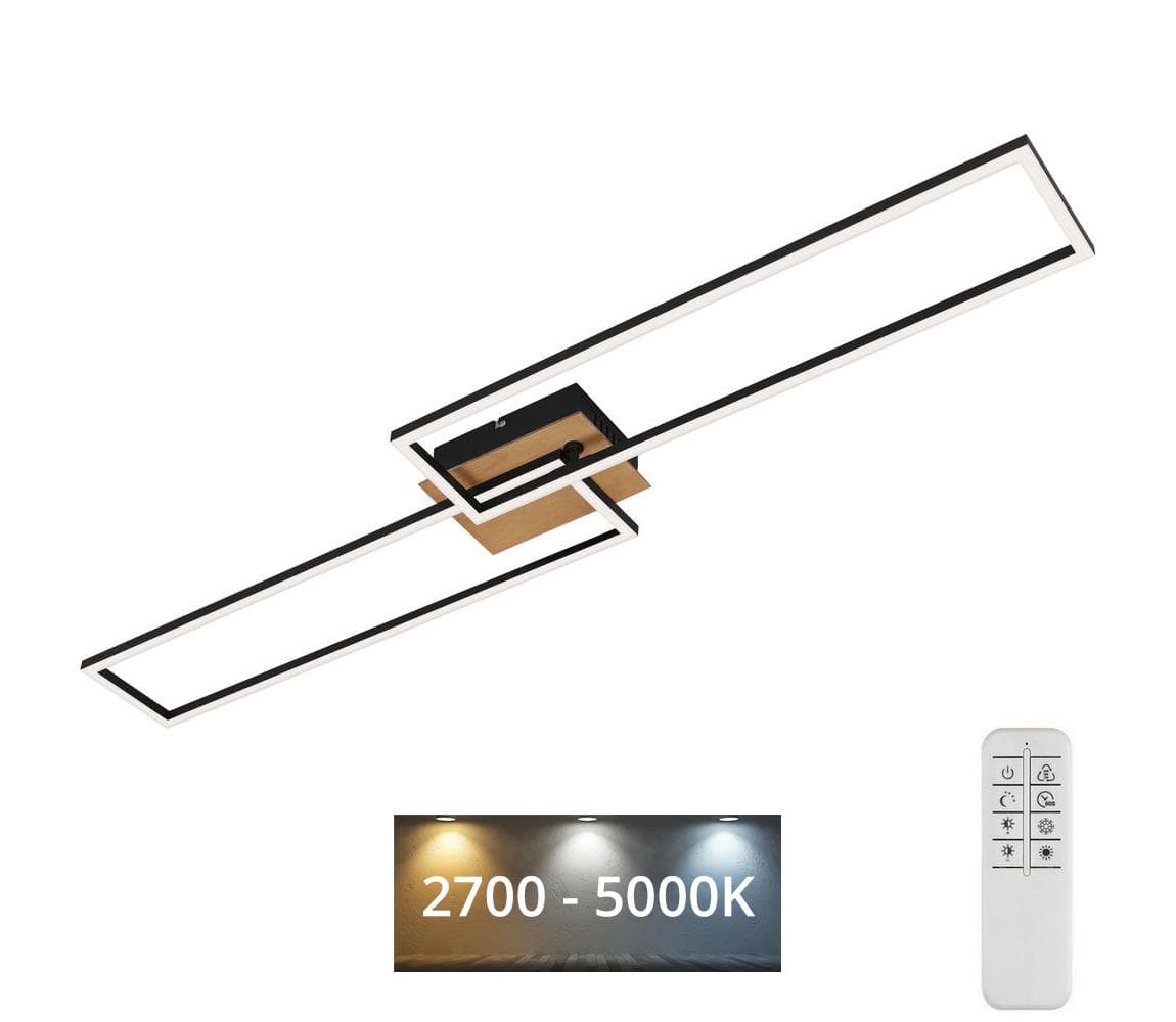 Brilo - LED Stmievateľný prisadený luster FRAME 2xLED/20W/230V 2700-5000 + DO 3145-014