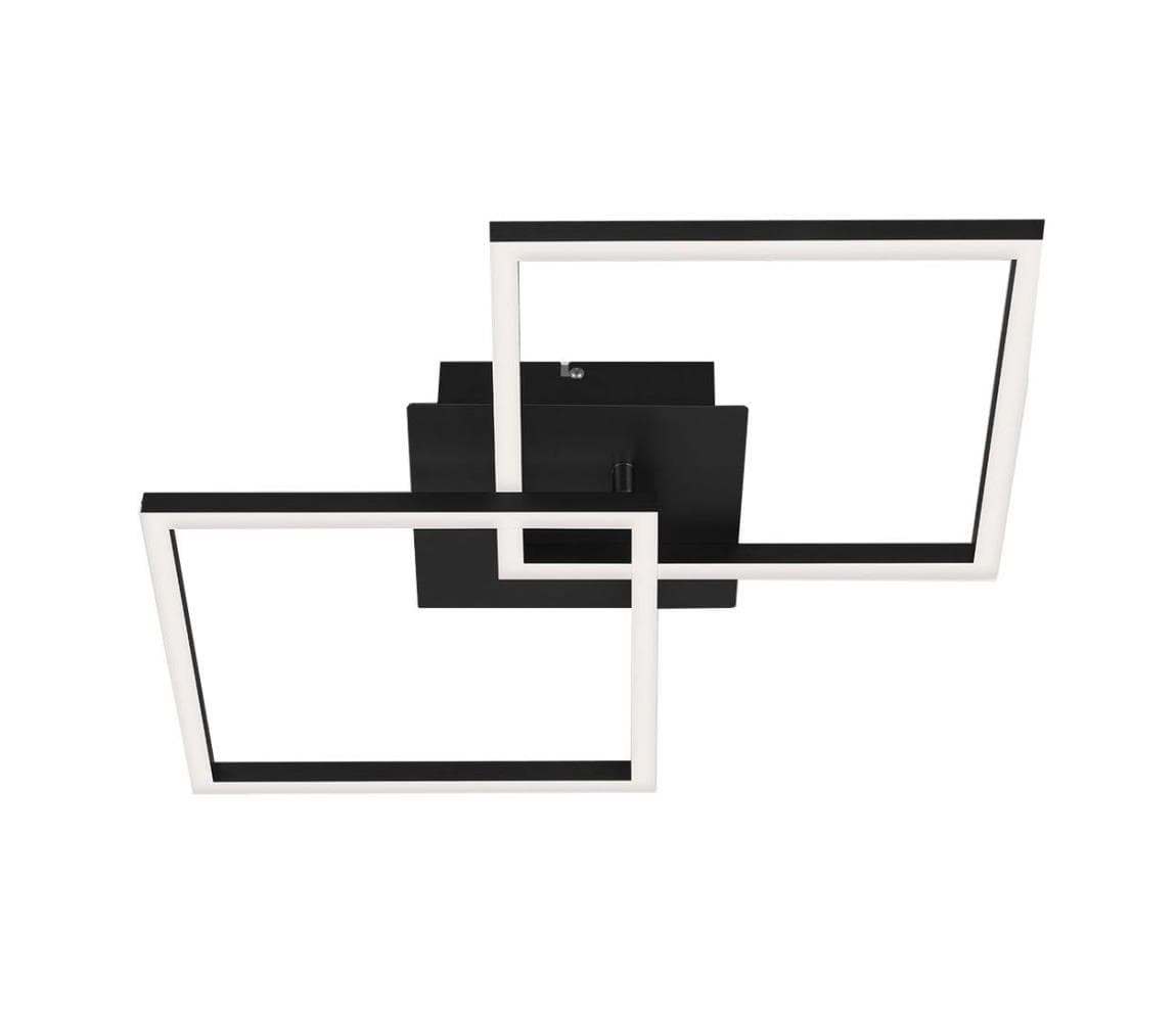 Briloner 3210-015 - LED Stmievateľné stropné svietidlo FRAME 2xLED/11W/230V čierna 3210-015