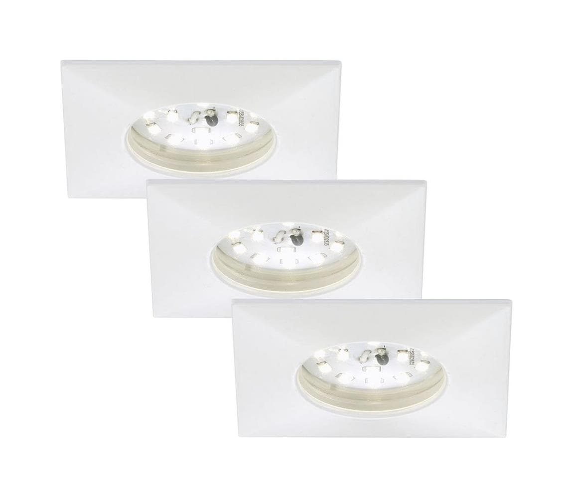 Briloner 7205-036 - SADA 3x LED Podhľadové svietidlo ATTACH LED/5W/230V IP44 biela 7205-036