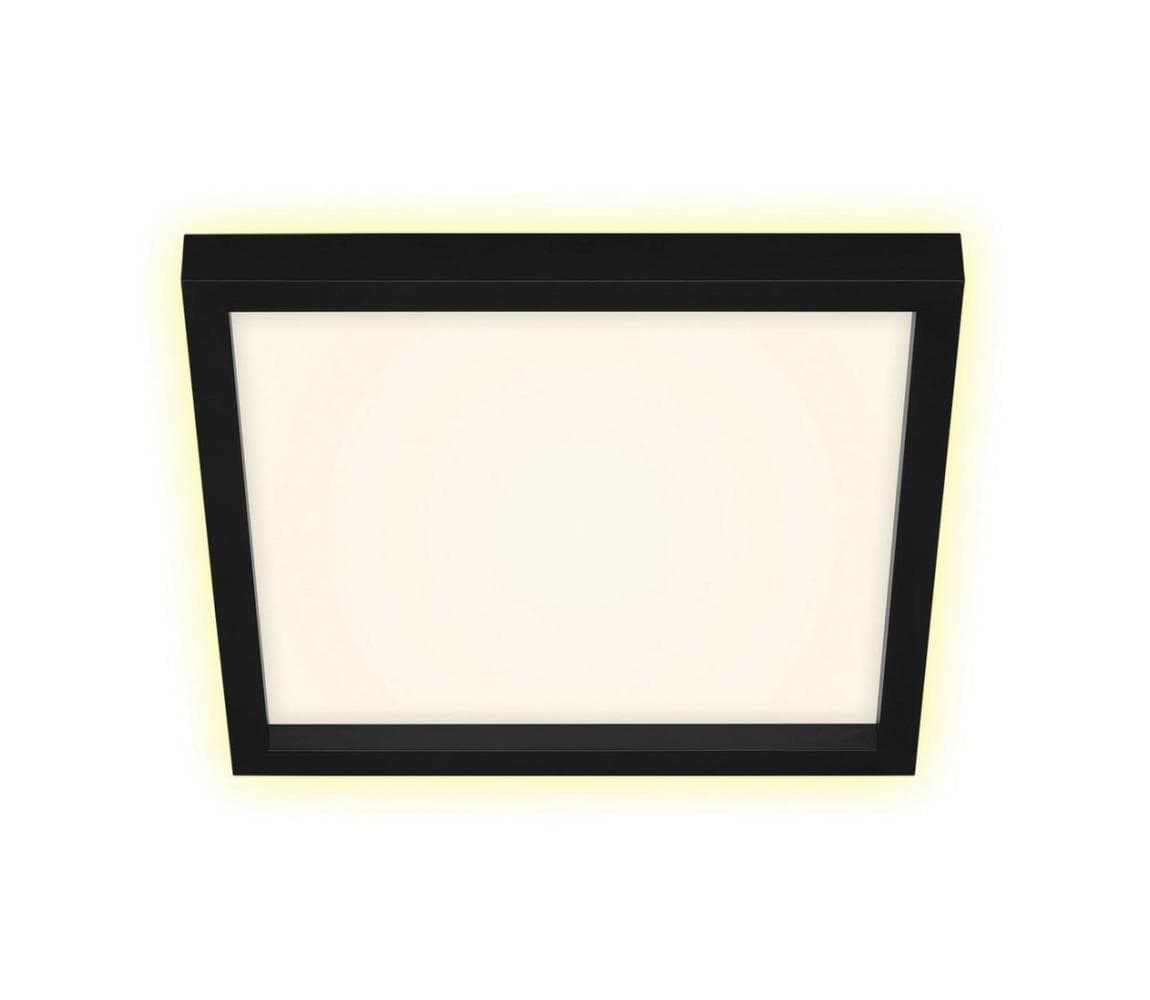 Briloner 7362-015 - LED Stropné svietidlo CADRE LED/18W/230V 29,6x29,6 cm čierna 7362-015